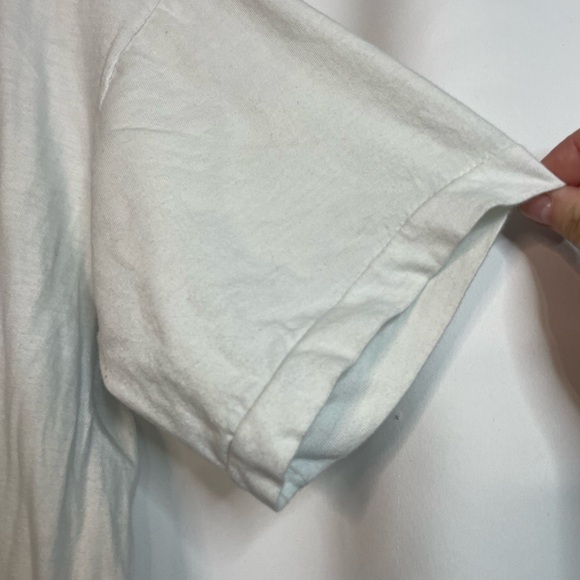 VTG Poly Tees white single stitch Gecko Beach Club Hawaii neon graphic tee sz XL - Picture 5 of 11